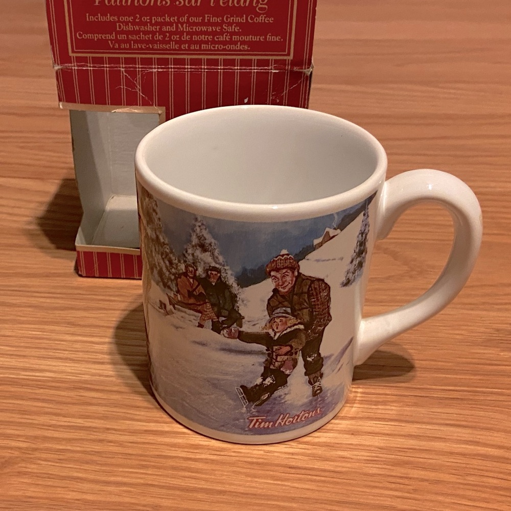 Tim Hortons Limited Edition Mug Skating Pond